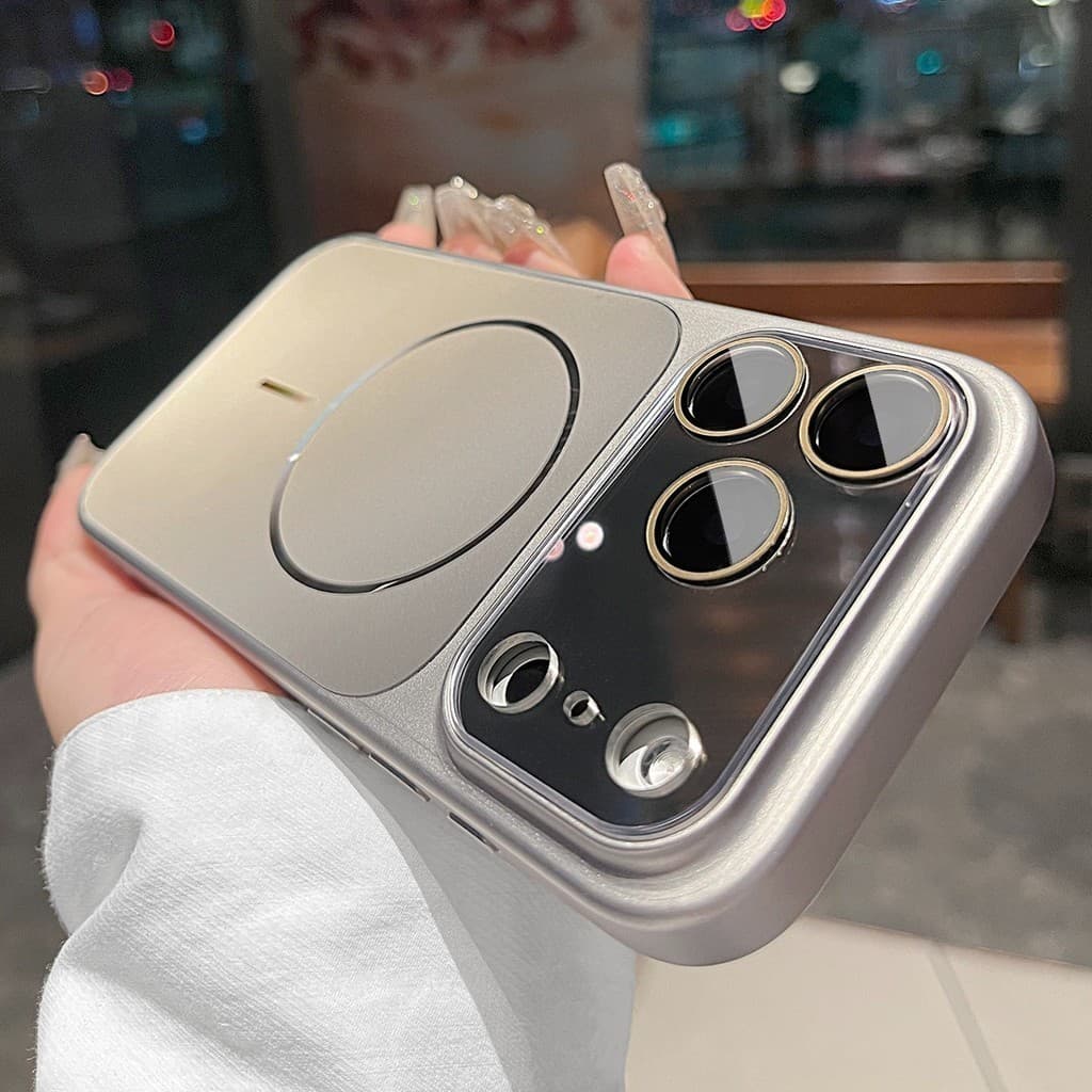 เคส iPhone หรูแบบด้านแม่เหล็ก เหมาะกับรุ่น 17 Pro 16 15 Pro Max พร้อมการป้องกันเลนส์ กันกระแทก รูปที่ 9