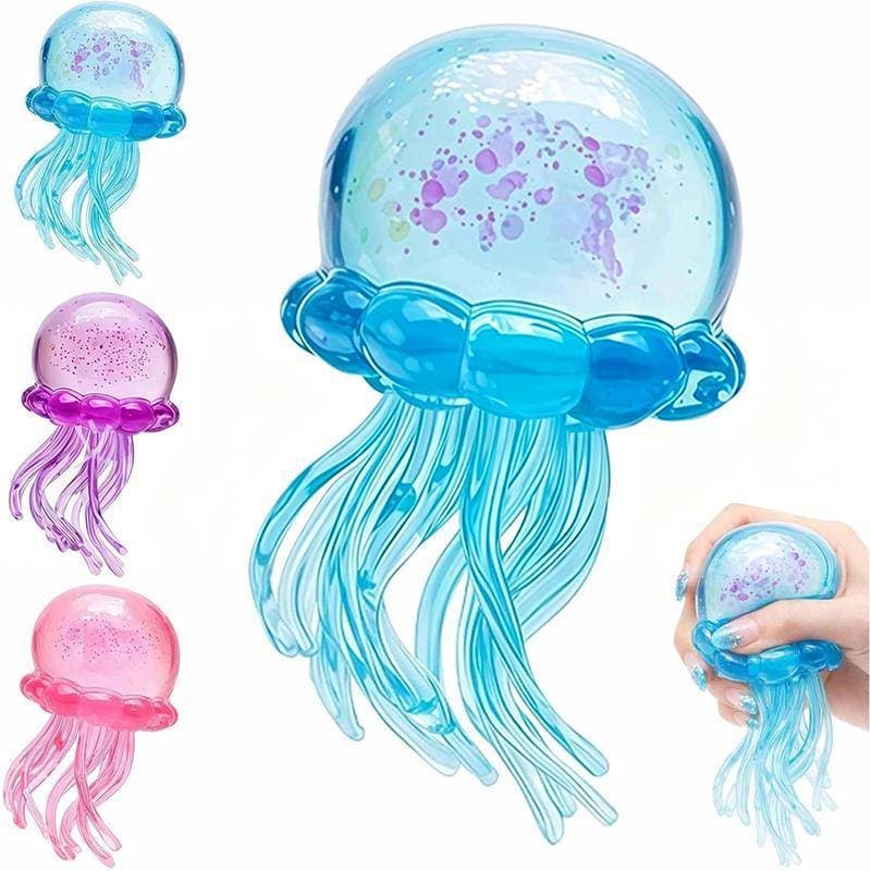 ซ้าย Nee Doh Jelly Hops Octopus Fidget ของเล่นกันน้ํา Soft Sensory ของเล่นความเครียดบรรเทาสําหรับเด็กโต๊ะใช้ GHT รูปที่ 2