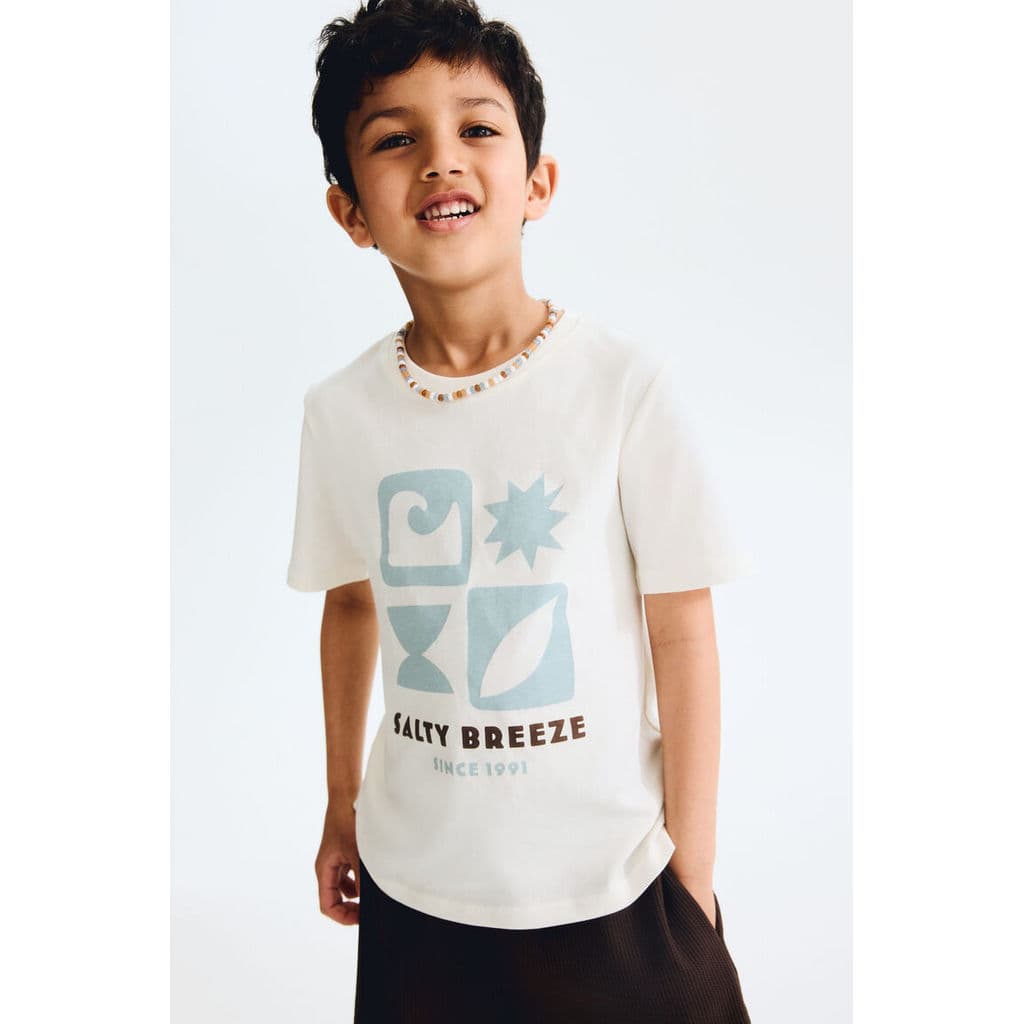 H&M เสื้อยืดพิมพ์ลาย เด็กชาย 1324846_15 รูปที่ 5