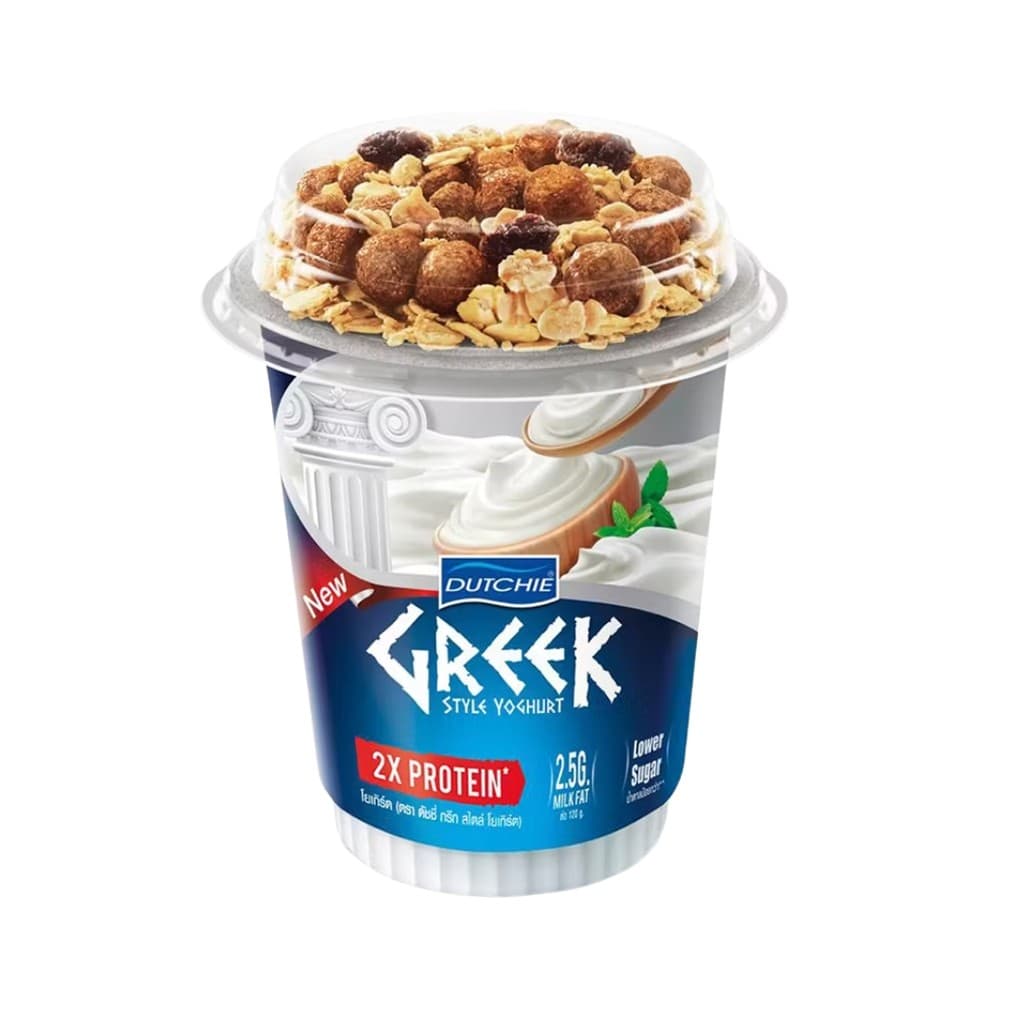 ดัชชี่ กรีกสไตล์ โยเกิร์ตธรรมชาติ Dutchie Greek Plain 120g. รูปที่ 1