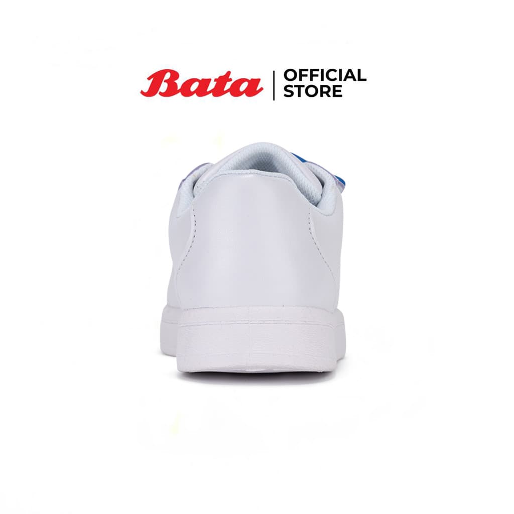 Bata บาจา รองเท้านักเรียนพละ ช่วงอายุ 5 - 9 ปี สายปรับระดับได้ สำหรับเด็กผู้ชาย รุ่น Galaxy สีขาว รหัส 3411902 รูปที่ 5