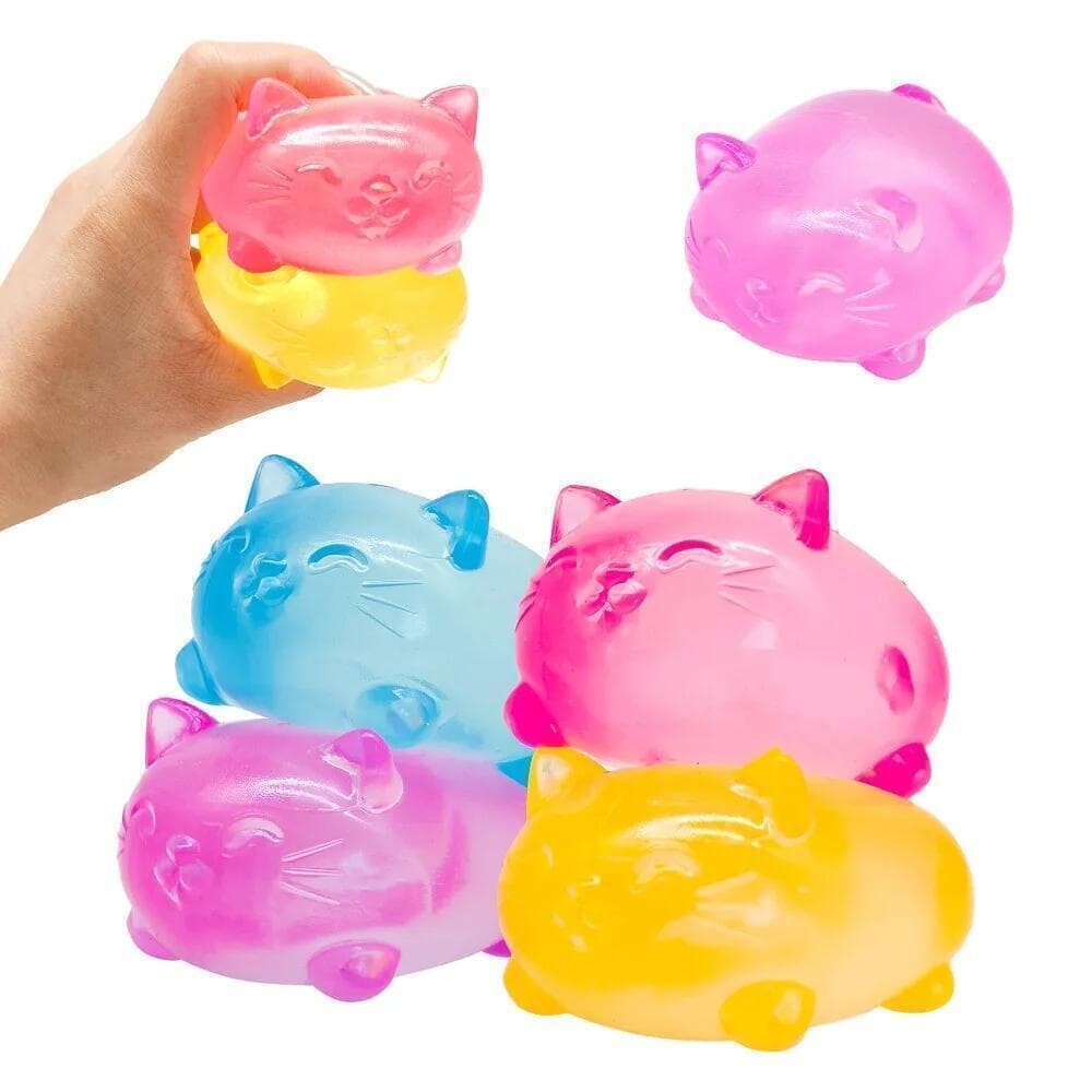 NeeDoh Cat Shape Squishy Maltose Decompression ของเล่นมินิน่ารักปลอดสารพิษของเล่นสนุกบรรเทาความดันผู้ใหญ่เด็กของขวัญวันเกิด รูปที่ 7
