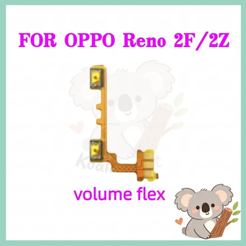 สําหรับ OPPO Reno 2F/ OPPO Reno 2Z โทรศัพท์สวิทช์ Key Power On Off Volume up down ปุ่มด้านข้างปุ่ม Flex เปลี่ยน รูปที่ 3