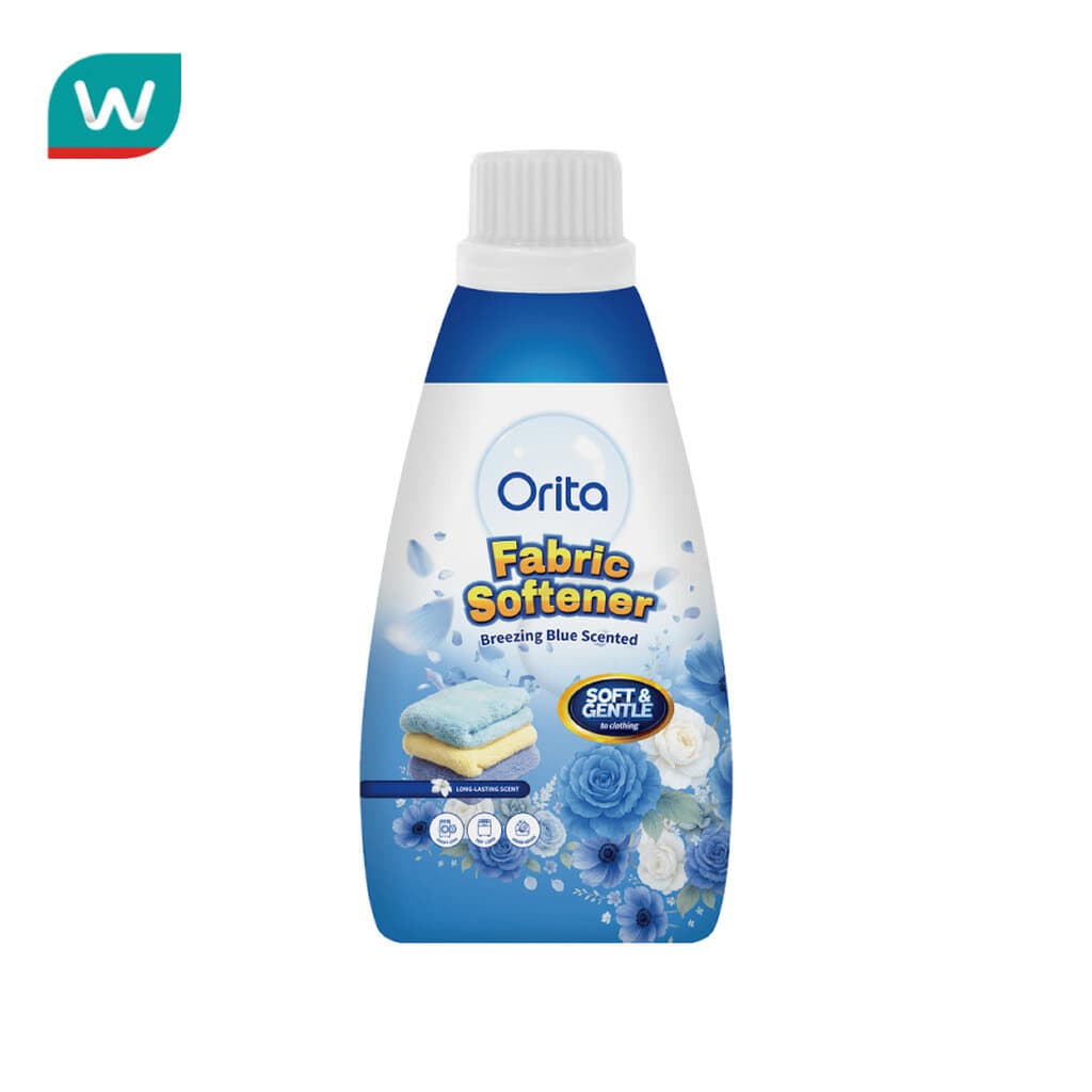 Orita โอริต้าผลิตภัณฑ์ปรับผ้านุ่มกลิ่นบรีซซิ่งบลู 550มล. รูปที่ 1