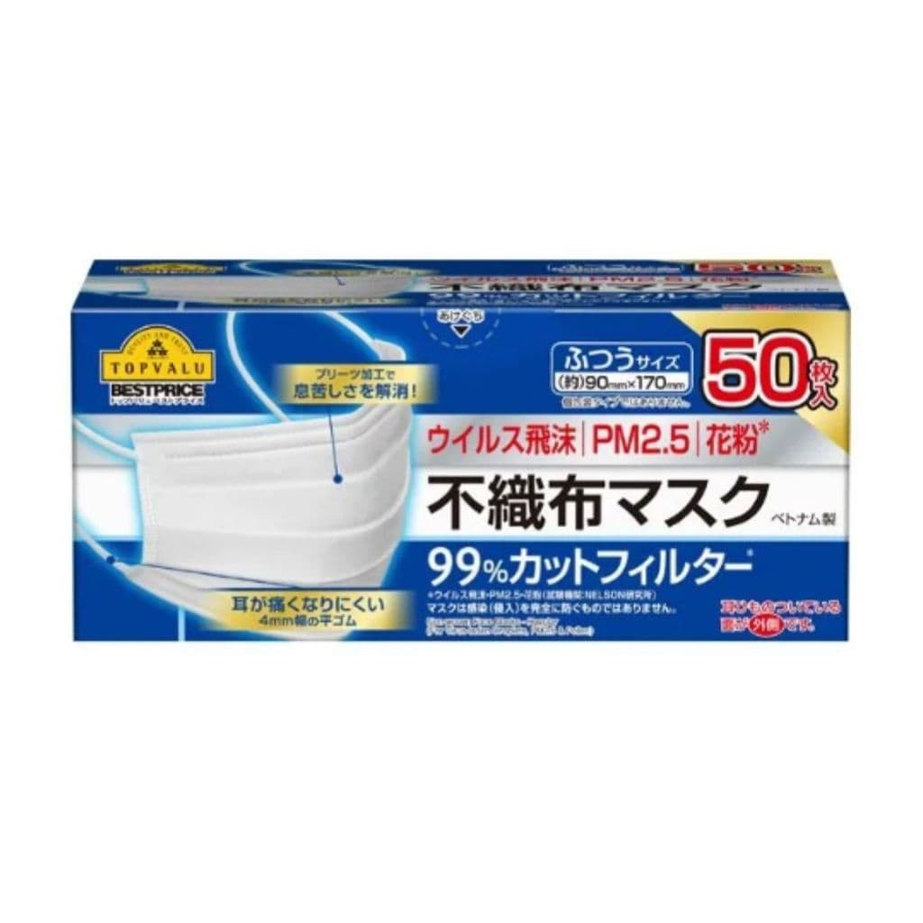 ท๊อปแวลู เบสท์ไพรซ์ หน้ากากอนามัย TV Medical Mask 50Sheet รูปที่ 1