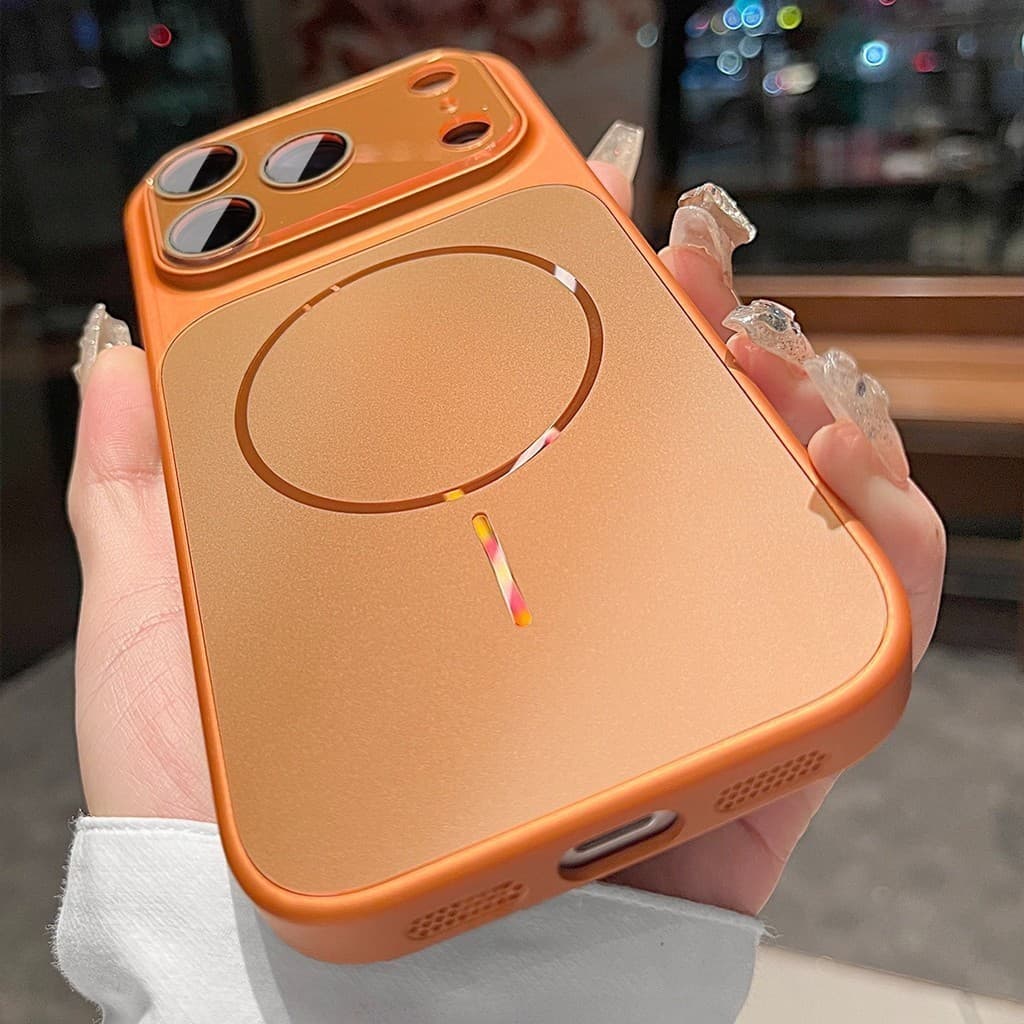 เคส iPhone หรูแบบด้านแม่เหล็ก เหมาะกับรุ่น 17 Pro 16 15 Pro Max พร้อมการป้องกันเลนส์ กันกระแทก รูปที่ 6