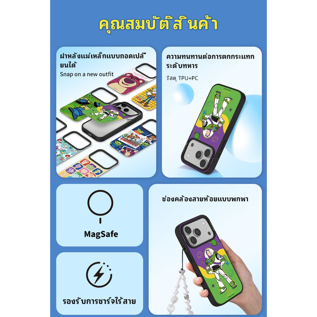 สําหรับ iPhone 13-17,CASEBANG Playful Heart Battle Series เคสแม่เหล็ก ImagiSnap, เปลี่ยนกลับ, ป้องกันการตกกระแทกทหาร รูปที่ 5