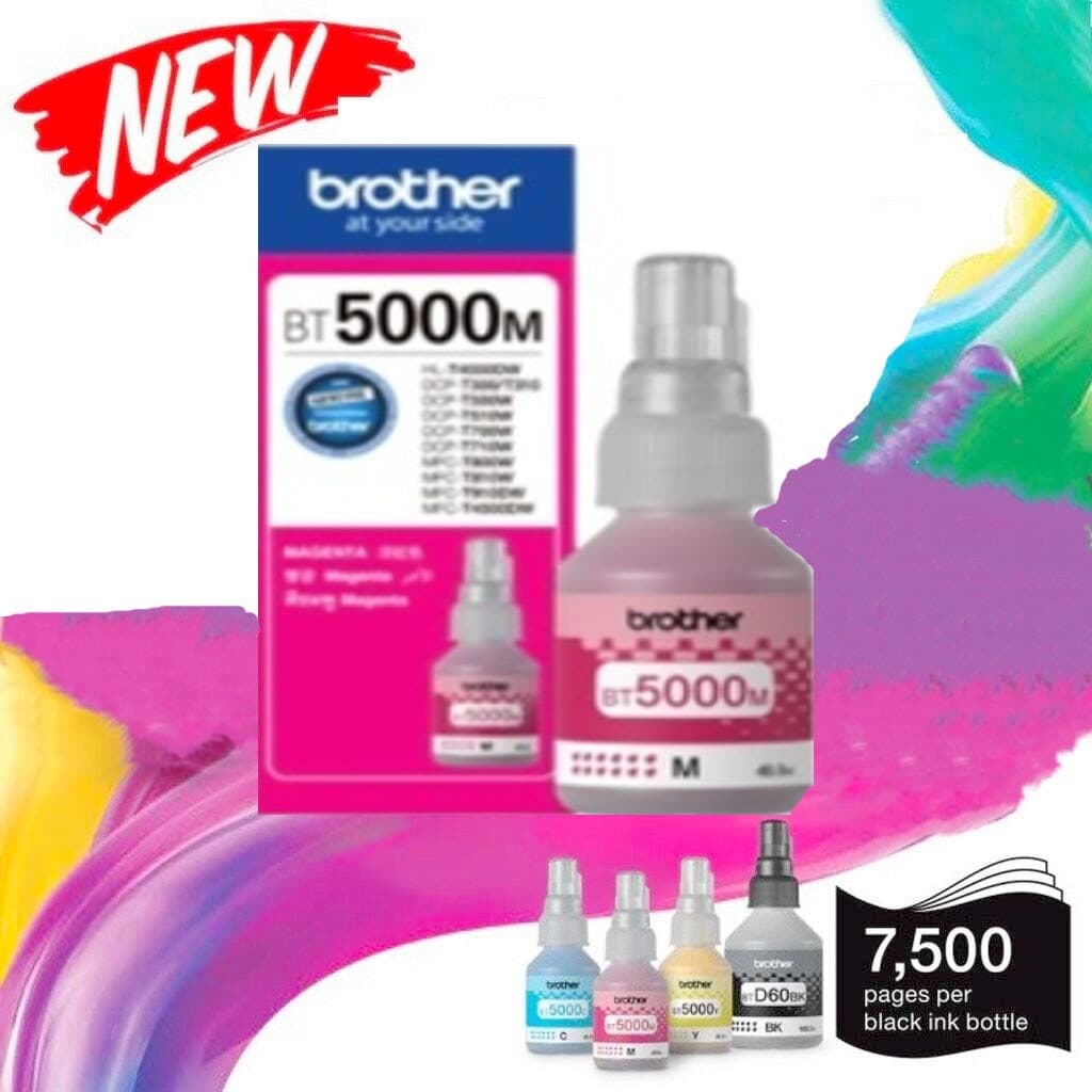 แท้100% Brother หมึก BT-D60BK, BT5000C/M/Y 4สี DCP-T220 T310 T420W T510W T520W T710W T720W T820W T910W รูปที่ 7