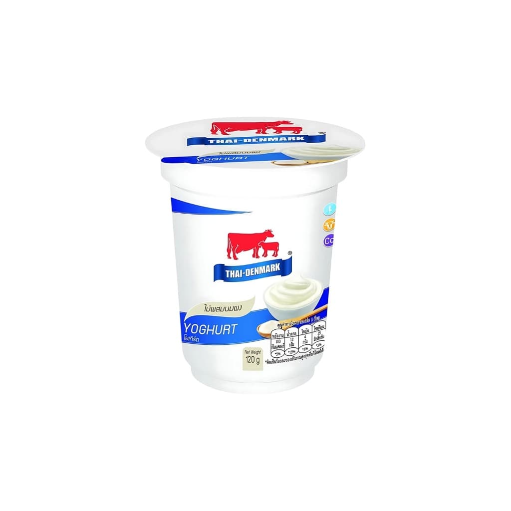 ไทยเดนมาร์ค โยเกิร์ตรสธรรมชาติ Thai Denmark Yoghurt Plain 120g. รูปที่ 1