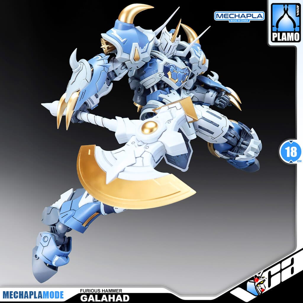 VCA SNAA FURIOUS WARHAMMER GALAHAD ACTION MODEL MECHA TOY REAL GRADE RG ประกอบ หุ่นยนต์โมเดลของเล่น รูปที่ 5