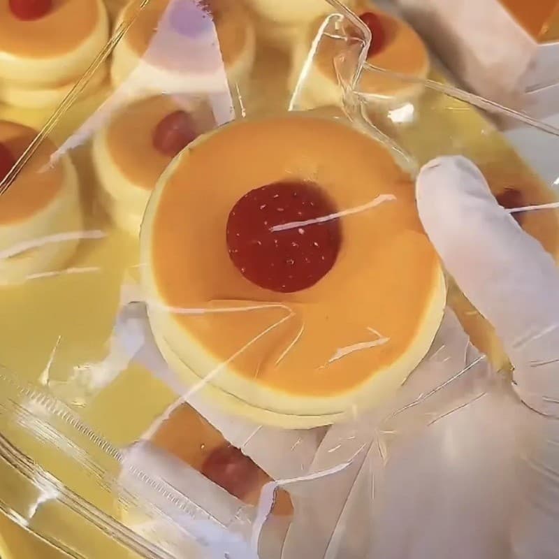 Soufflé ซิลิโคนเกรดอาหาร Taba Squishy, ของเล่นบีบนุ่มครีมทํามือ, คลายเครียดคลาสสํานักงาน, ของขวัญอีสเตอร์คริสต์มาส รูปที่ 9