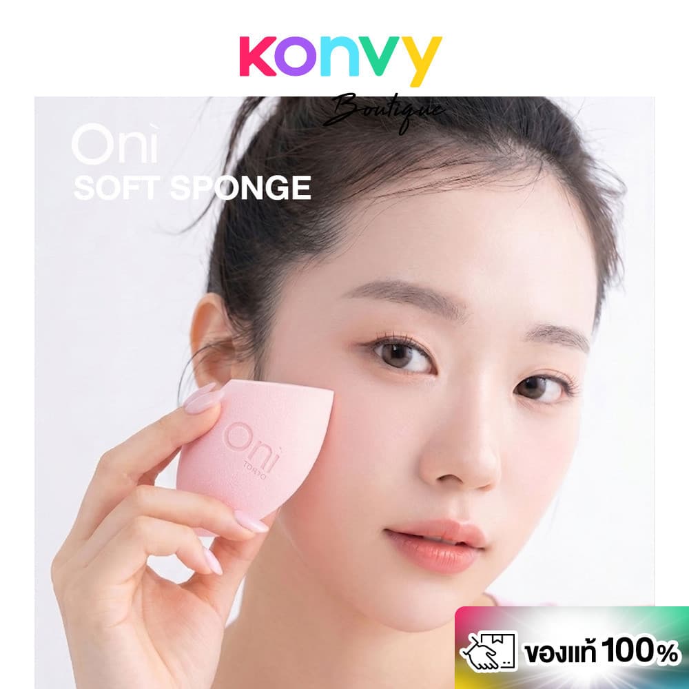 Oni Soft Sponge โอนิ ฟองน้ำสำหรับแต่งหน้า รูปที่ 4
