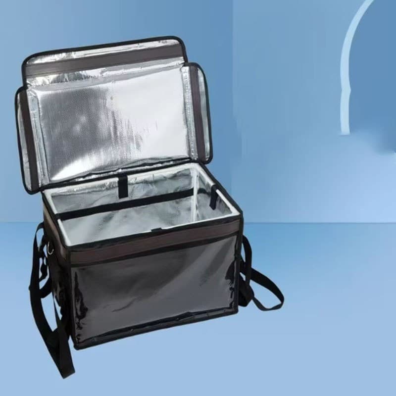 กระเป๋าเดลิเวอรี่ กล่องส่งอาหาร 22L 45L 62L ดำ เก็บร้อนเย็น กันน้ำแบบหนา รูปที่ 4