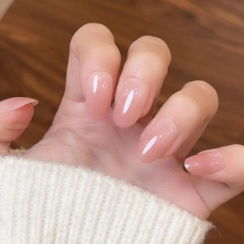 T056 เล็บปลอมสําเร็จรูป ทำด้วยมือ 10 ชิ้น/กล่อง แคทอาย โทนสีนู้ด สีไล่ระดับสวมง่าย ใช้ซ้ำได้ แถมฟรีชุดอุปกรณ์ รูปที่ 3