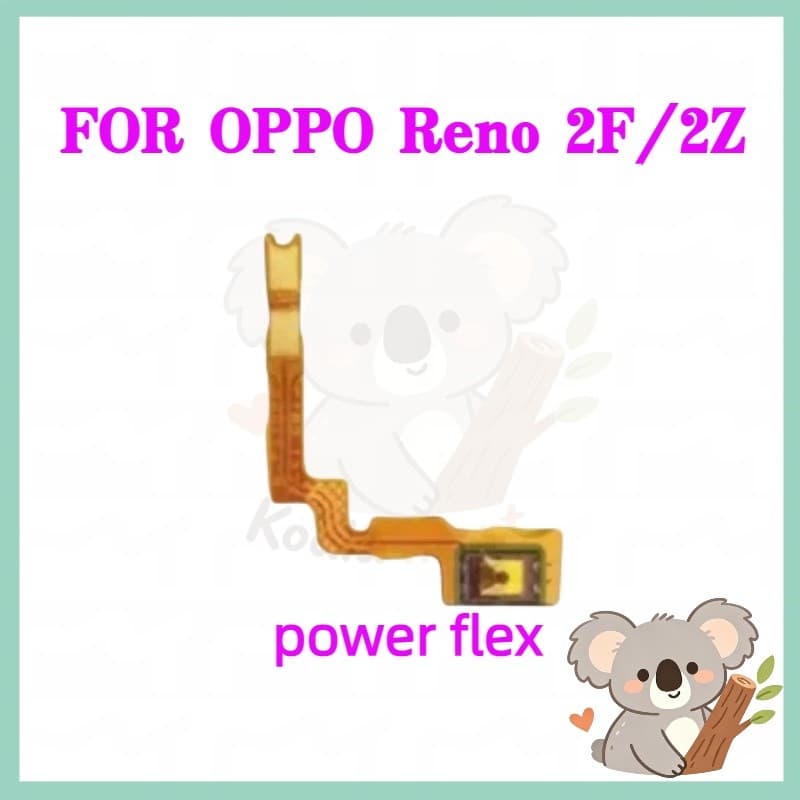 สําหรับ OPPO Reno 2F/ OPPO Reno 2Z โทรศัพท์สวิทช์ Key Power On Off Volume up down ปุ่มด้านข้างปุ่ม Flex เปลี่ยน รูปที่ 2