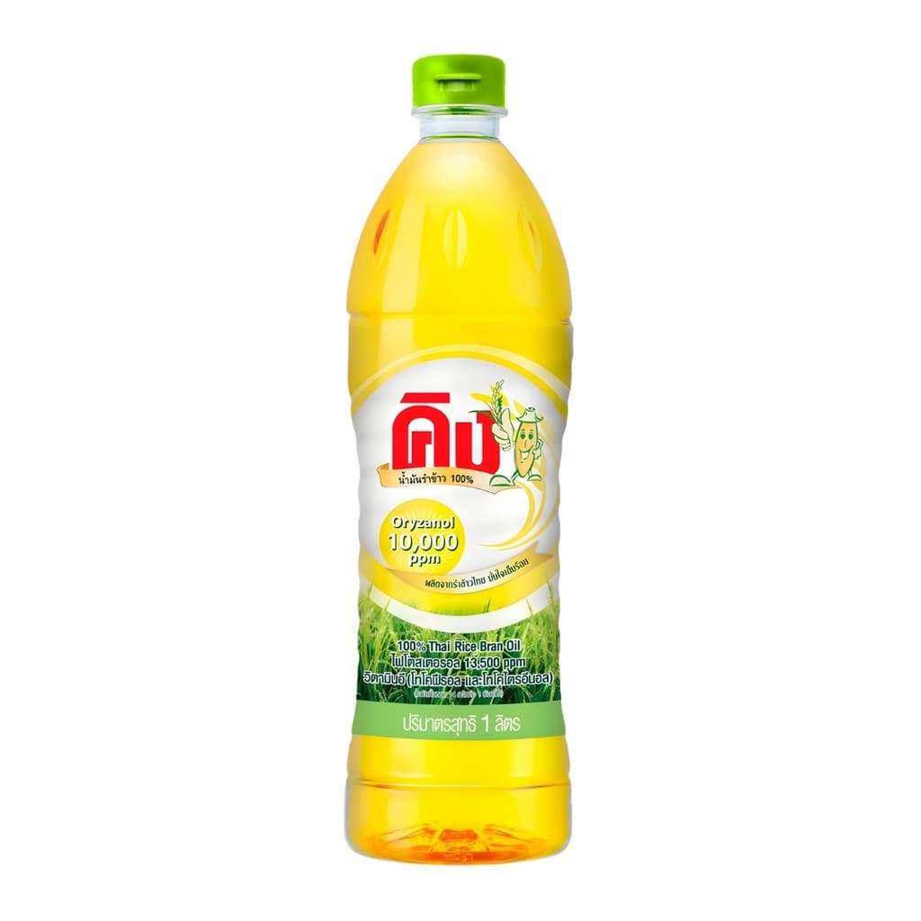 คิง น้ำมันรำข้าว King Refined Rice Bran Oil 1ltr. รูปที่ 1