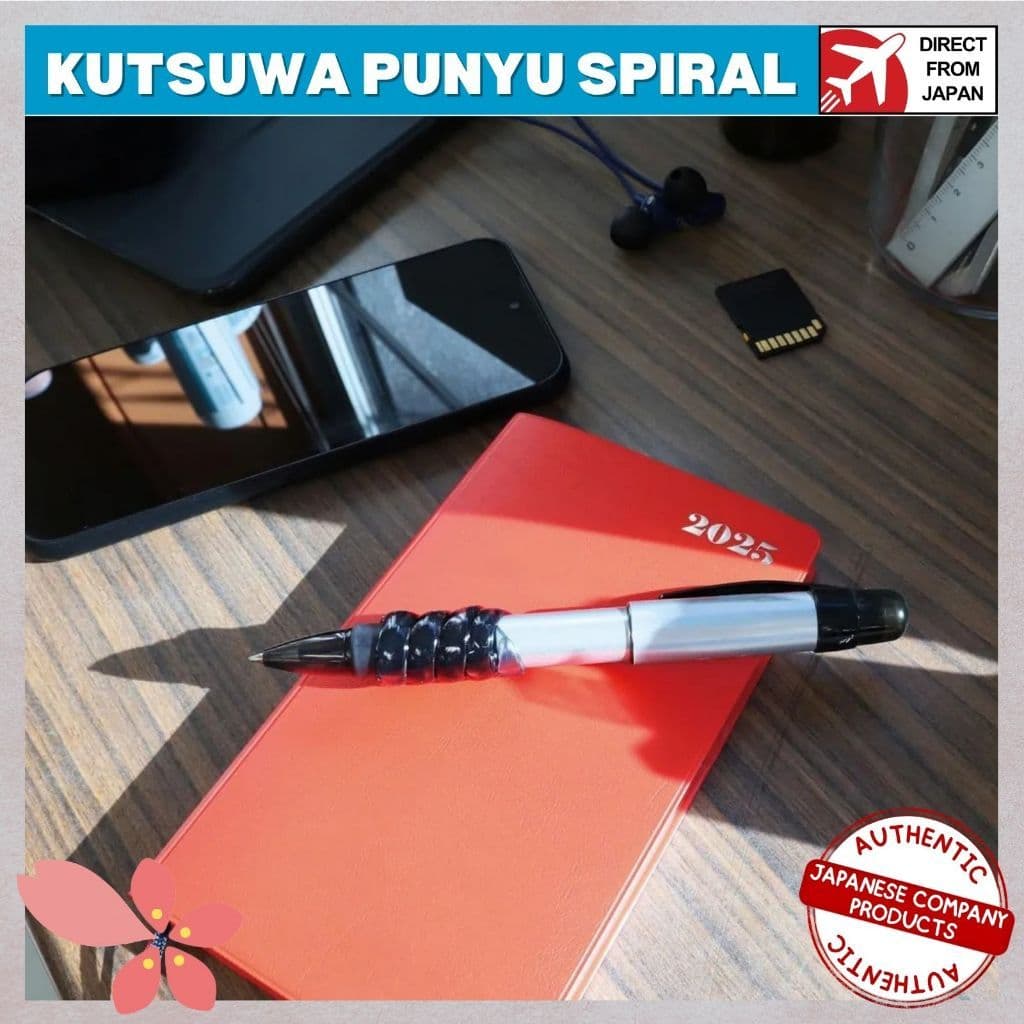 Kutsuwa Punyu Spiral Pencil Grip Ergonomic Pen Support ｜ Direct from Japan รูปที่ 7