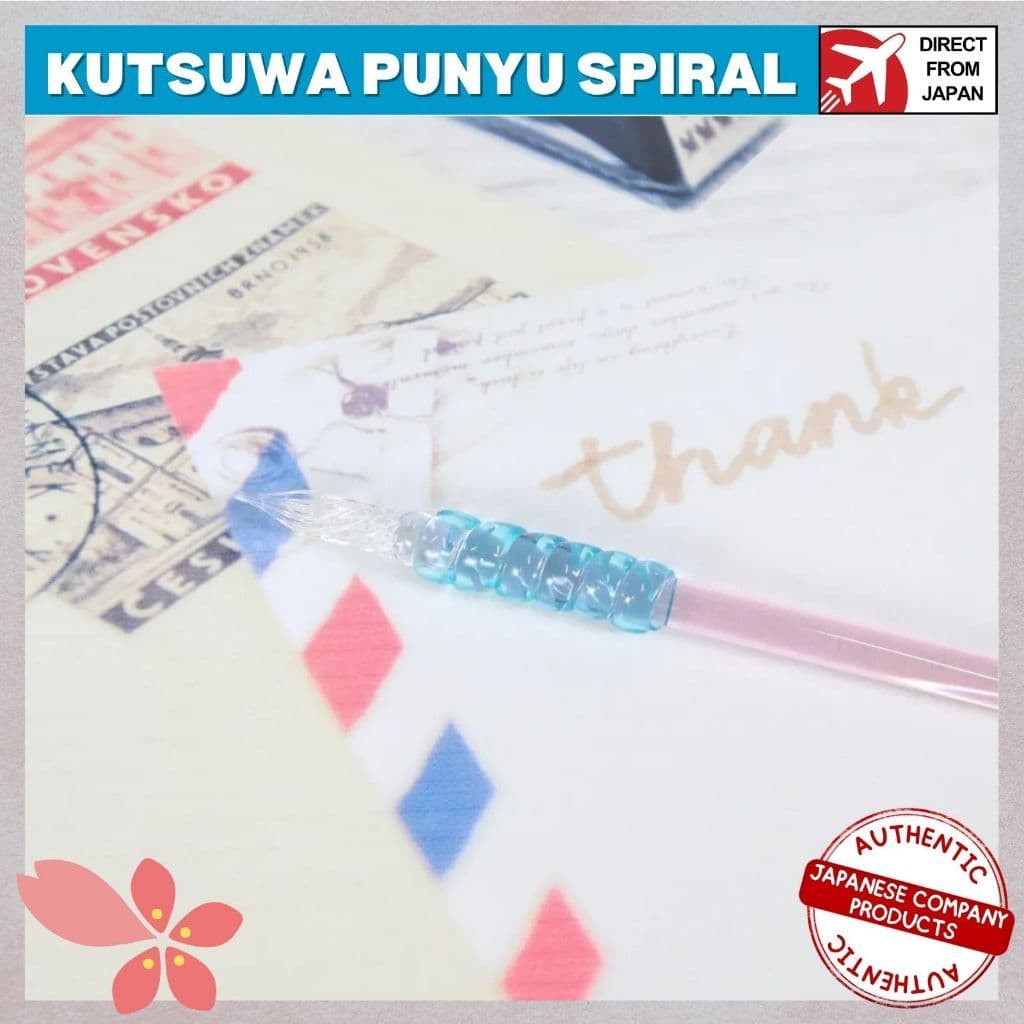 Kutsuwa Punyu Spiral Pencil Grip Ergonomic Pen Support ｜ Direct from Japan รูปที่ 8