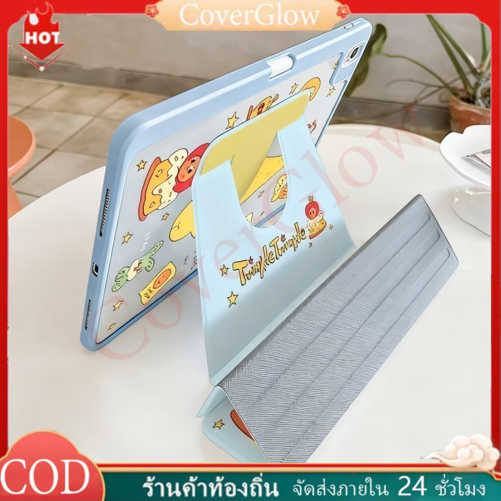 เคสสำหรับ ไอแพด ปรับองศาได้360 องศา เข้ากันได้สำหรับ Air11 gen11a16 gen10 Pro11 Air4/5 Air6/7 2025 10.2 Gen9Gen8/7 Air11 รูปที่ 5