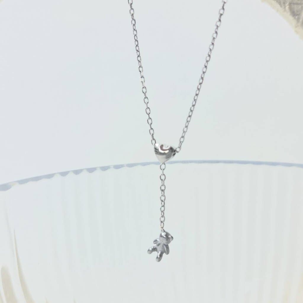 WELRY.acc สร้อยคอน้องหมี Tiny teddy รูปที่ 8