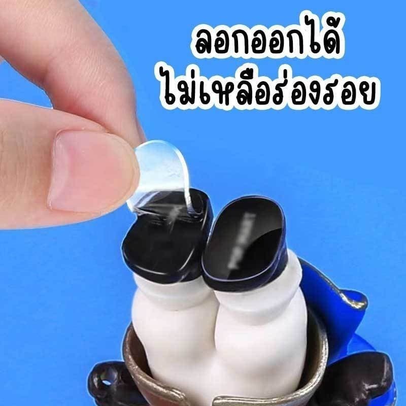 JoyTray กาวสองหน้า สติกเกอร์กาวสองหน้า สติกเกอร์ใสติดโมเดล ลอกออกไม่เป็นคราบ กาวนาโนเจล กาวสองหน้าอเนกประสงค์ รูปที่ 2