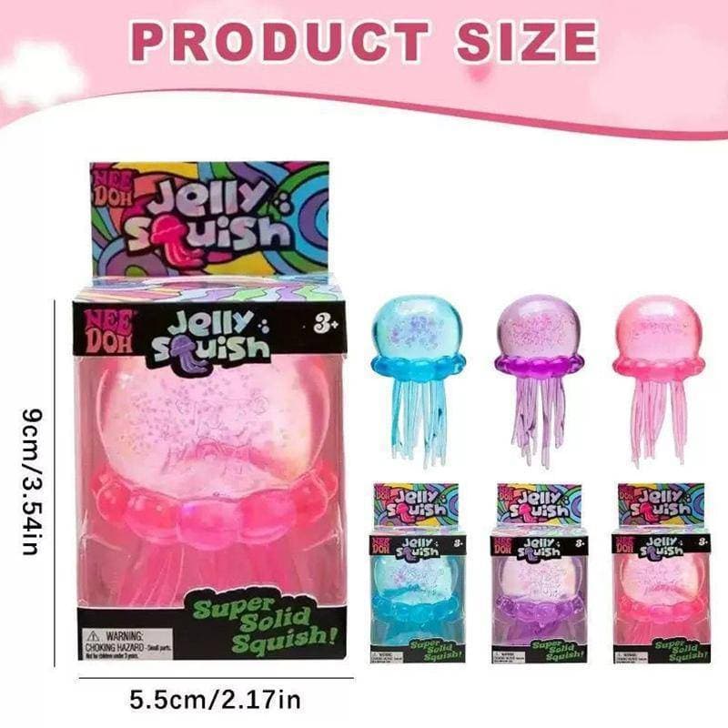ซ้าย Nee Doh Jelly Hops Octopus Fidget ของเล่นกันน้ํา Soft Sensory ของเล่นความเครียดบรรเทาสําหรับเด็กโต๊ะใช้ GHT รูปที่ 6