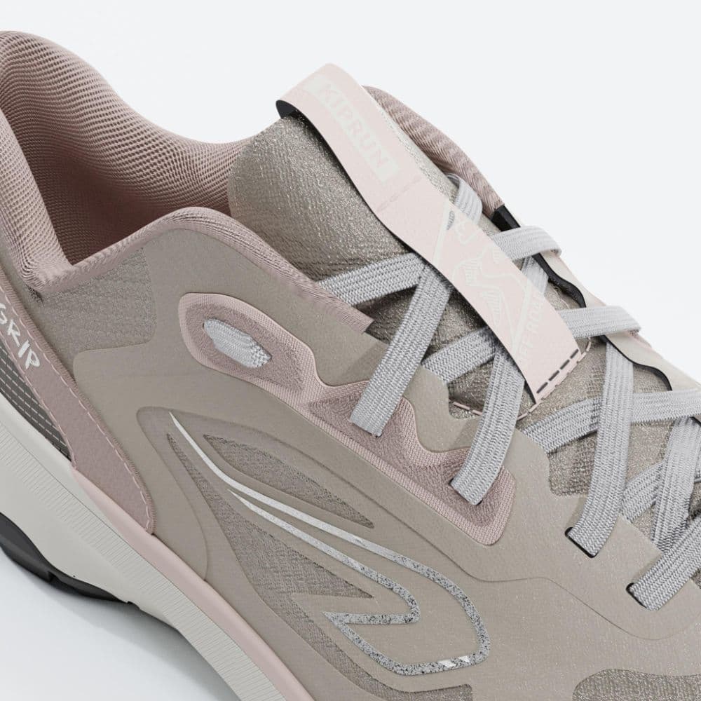 Decathlon Jf190 Grip Women'S Running And Trail Shoes รองเท้าวิ่งและวิ่งเทรลสำหรับผู้หญิง รุ่น Jf 190 Grip - Beige รูปที่ 7