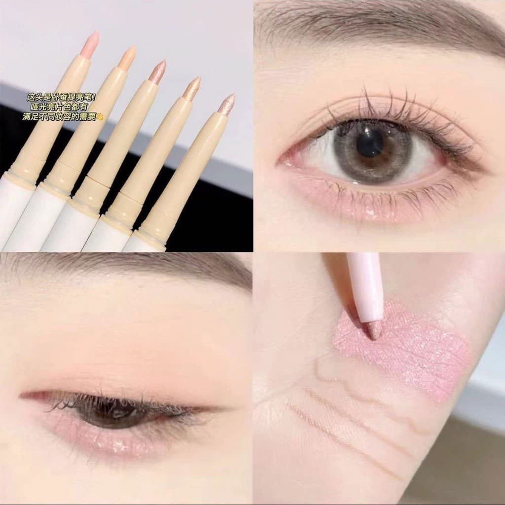 L421 Sweet mint อายแชโดว์ ไฮไลท์ อายไลน์เนอร์ แบบสองหัว เนื้อแมตต์ กันน้ำ ติดทนนาน รูปที่ 1
