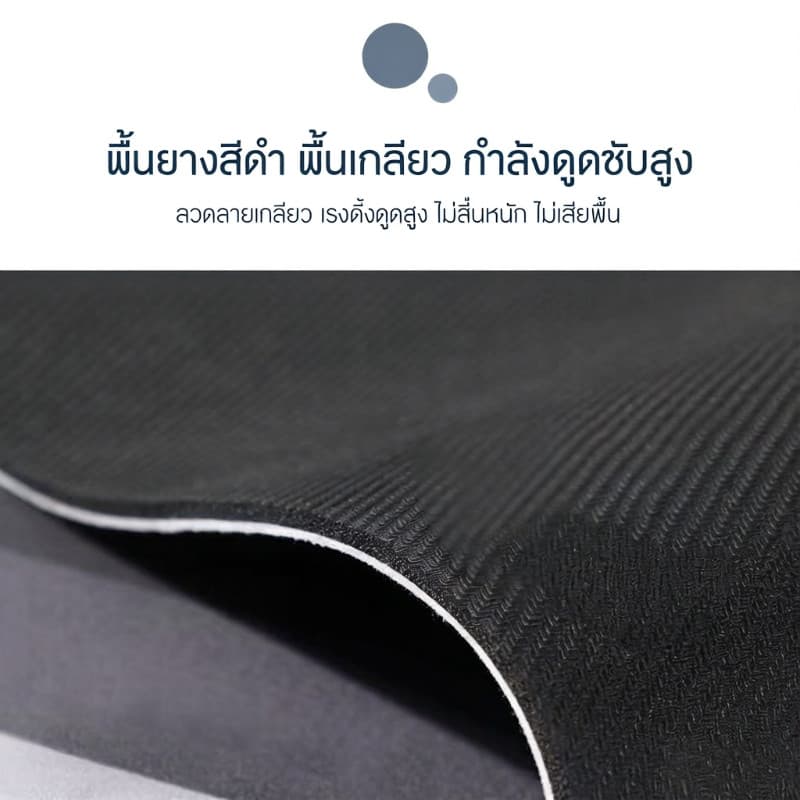 COD พรมกันลื่นในครัว ลายจุดสไตล์เกาหลี ซับน้ำมันได้ ไม่ต้องซัก ทนคราบ หนาพิเศษ กันลื่นดี ป้องกันลื่นล้ม รูปที่ 6