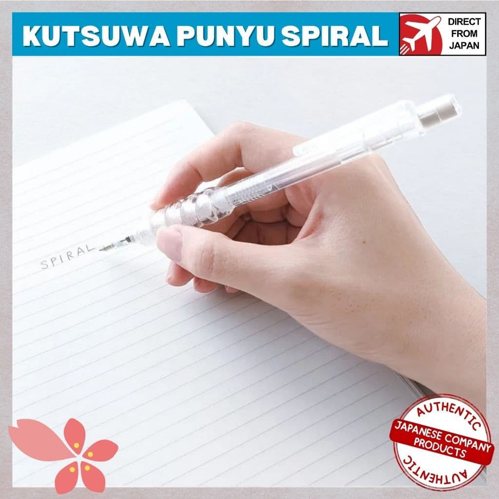 Kutsuwa Punyu Spiral Pencil Grip Ergonomic Pen Support ｜ Direct from Japan รูปที่ 4