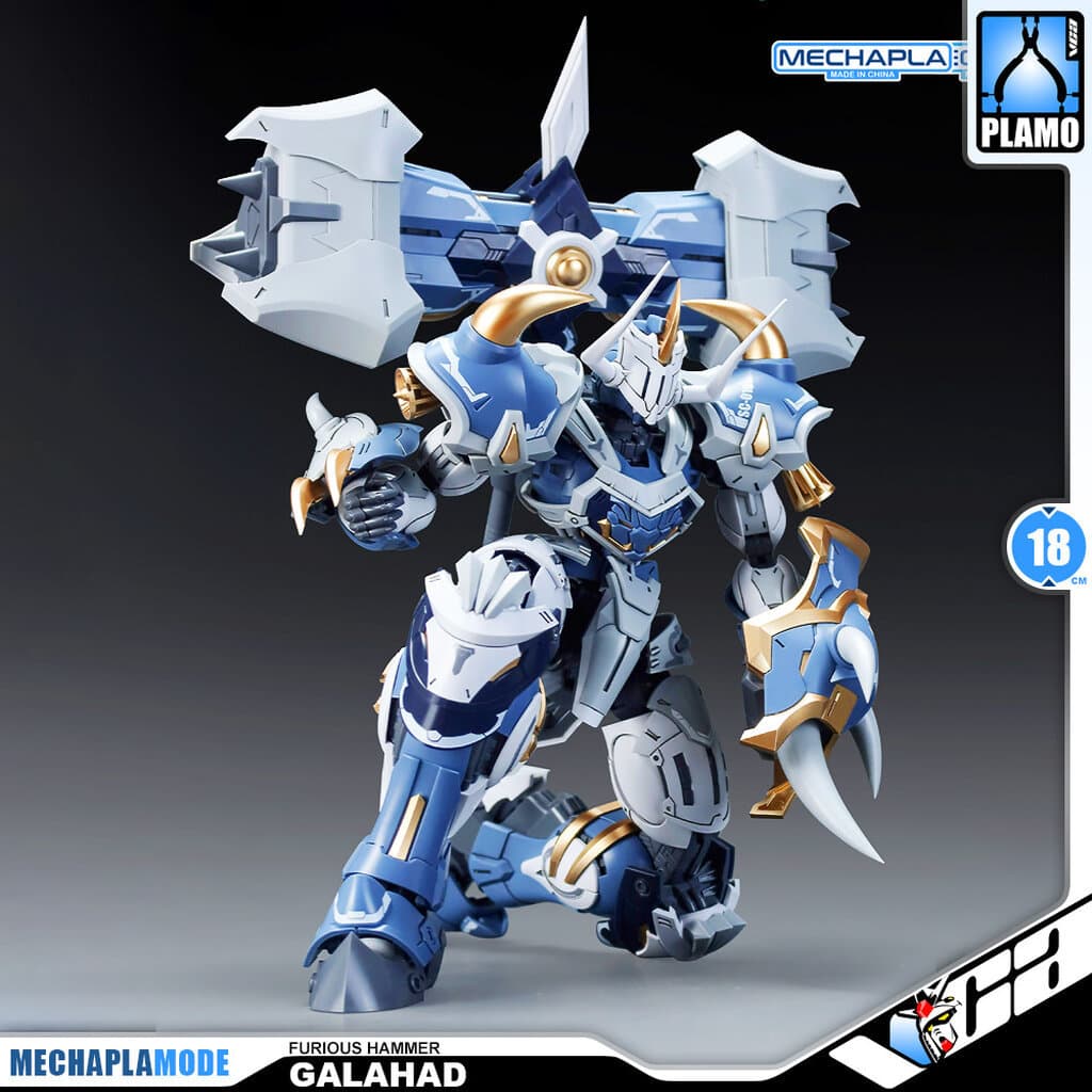 VCA SNAA FURIOUS WARHAMMER GALAHAD ACTION MODEL MECHA TOY REAL GRADE RG ประกอบ หุ่นยนต์โมเดลของเล่น รูปที่ 3