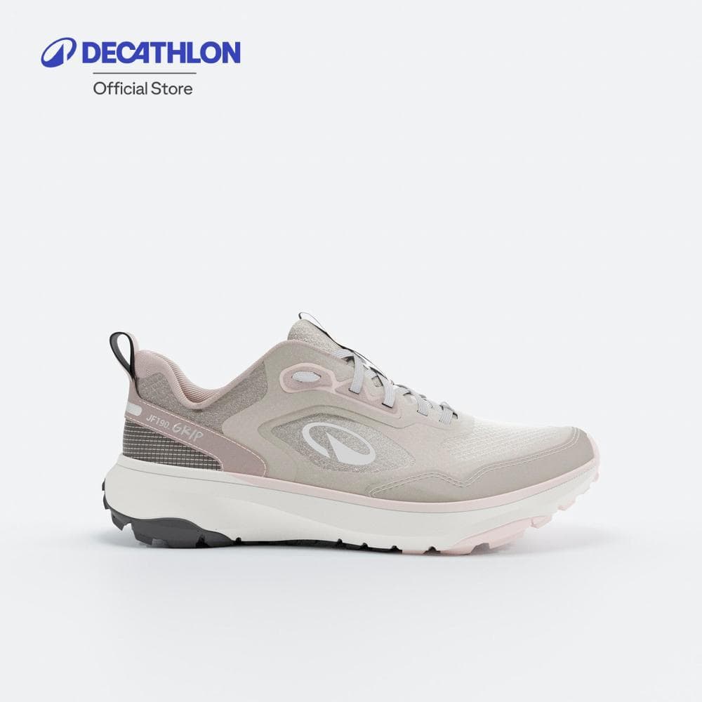 Decathlon Jf190 Grip Women'S Running And Trail Shoes รองเท้าวิ่งและวิ่งเทรลสำหรับผู้หญิง รุ่น Jf 190 Grip - Beige รูปที่ 1