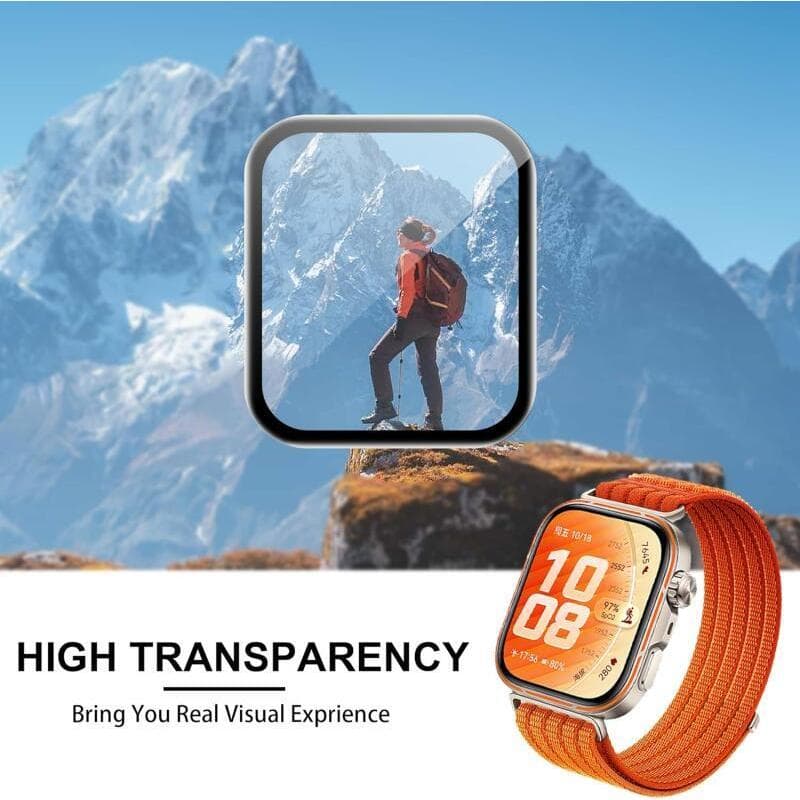 3D หน้าจอโค้ง Protector สําหรับ Huawei Fit 5 HD Coverage ฟิล์มป้องกันสําหรับนาฬิกา Huawei Fit4/4Pro/3 ป้องกันหน้าจอ รูปที่ 3