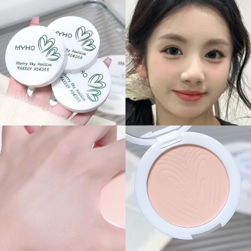 แป้งพัฟ คุมมัน เนื้อเนียนนุ่ม ปกปิดจุดด่างดำ ผิวขาวกระจ่างใส กันน้ำ MYHO Powder รูปที่ 7