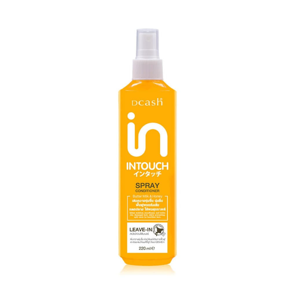 Dcash Intouch Butter Milk And Honey Spray Conditioner 220ml ผลิตภัณฑ์สเปรย์บำรุงผม. รูปที่ 3