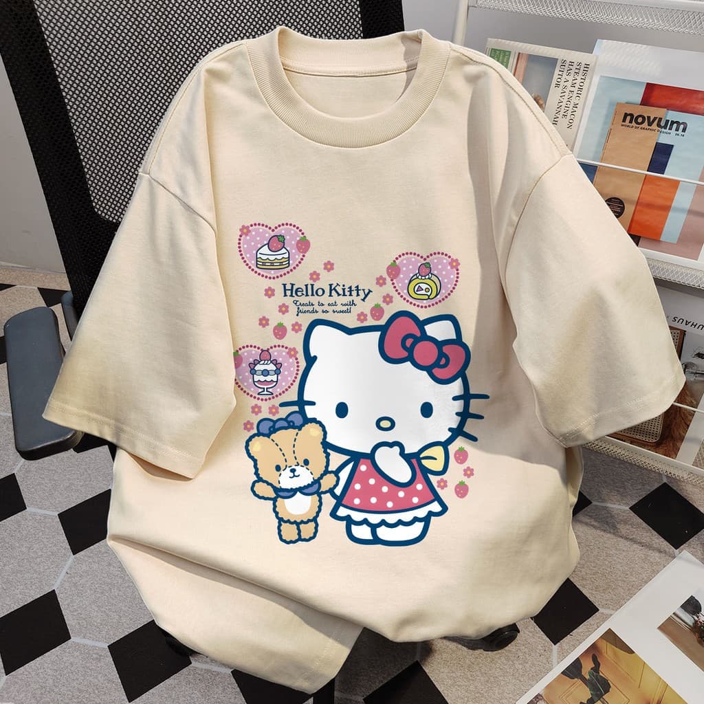 เสื้อสีชมพู BOOM เสื้อยืดผู้หญิงน่ารักๆ 100%Cotton สไตล์เกาหลี เหมาะสำหรับผู้หญิงและนักเรียน COD รูปที่ 6
