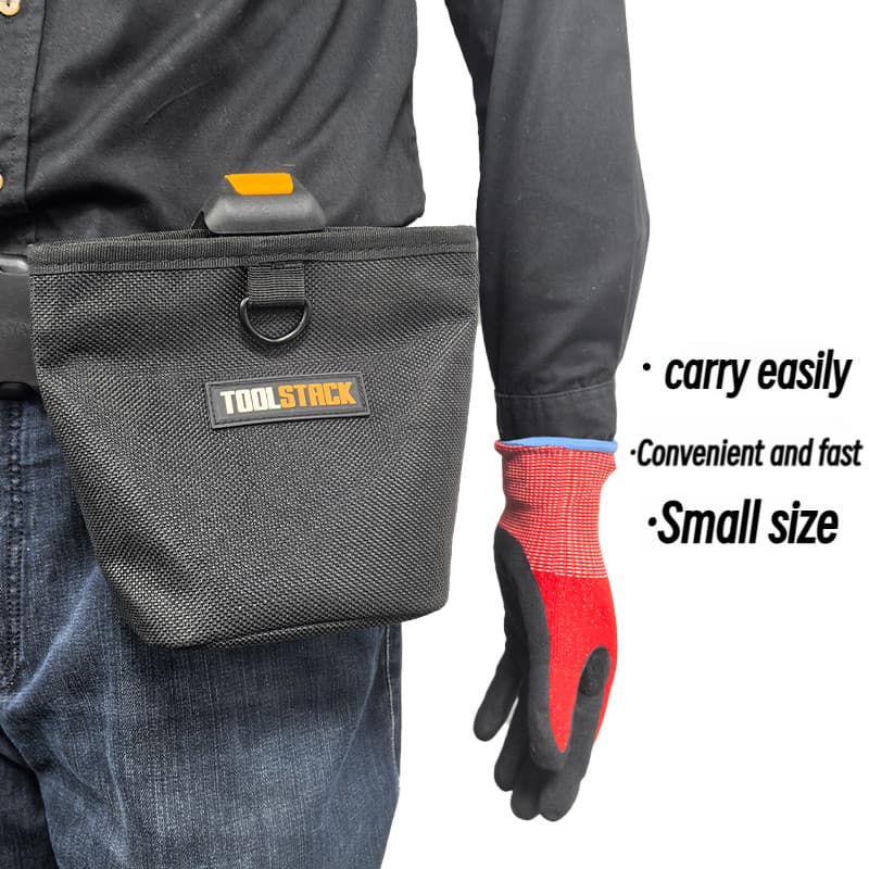 Toolstack กระเป๋าเครื่องมือผู้ชายทนทานกระเป๋าเล็บอุปกรณ์เครื่องมือทํางาน TSK-63 รูปที่ 3