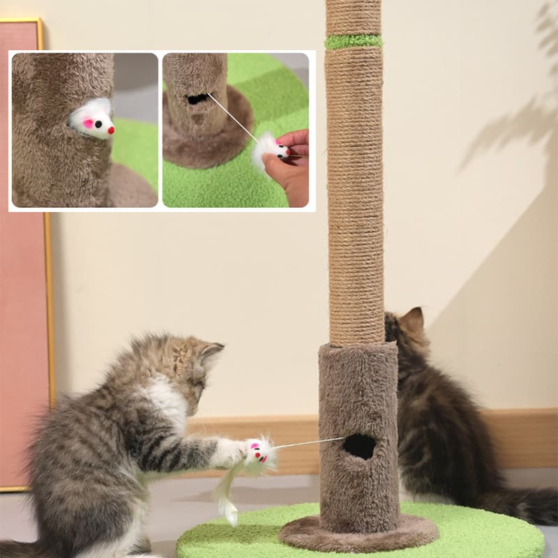 COD กรอบปีนแมว คอนโดแมวต้นไม้ ต้นไม้ใหญ่โครงปีนแมว ลับเล็บแมว ของเล่นแมว cat tree ซ่อนเร้น เซอร์ไพรส์ ทนต่อการสึกหรอ รูปที่ 5