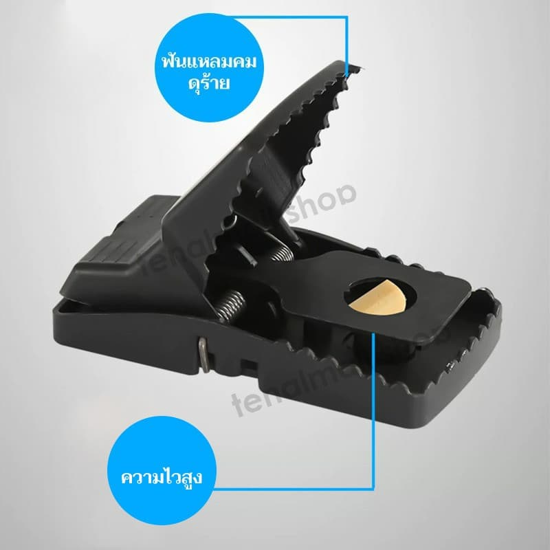 กับดักหนูสปริง ที่ดักหนู กับดักหนู อุปกรณ์ดักหนู กับดักหนูสปริง mouse traps ใช้ซ้ำได้ ความไวสูง แบบสปริง รูปที่ 3