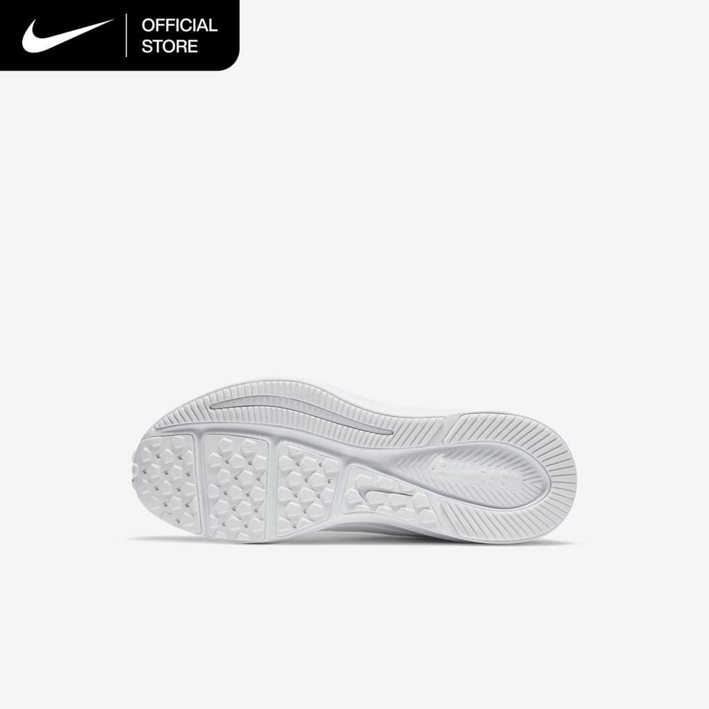 Nike Younger Kids' Varsity Leather Shoes - White รูปที่ 2