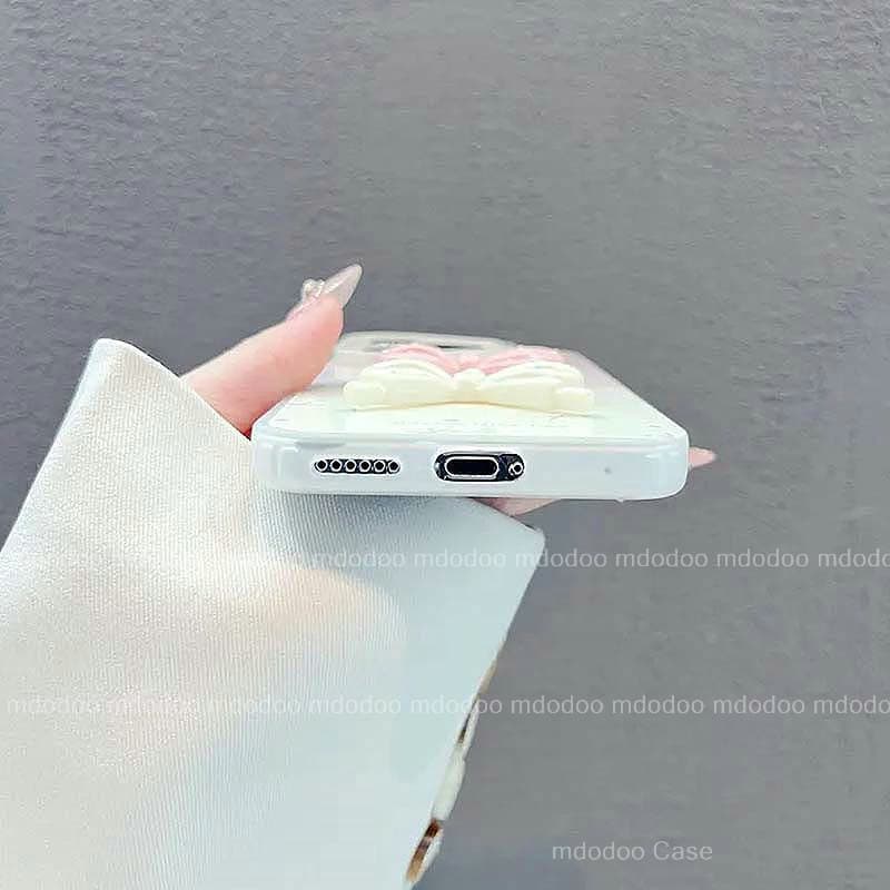 เคส For VIVO V70 V60 V50 V40 Lite V40E V30E V29E V27E S1 V30 Pro V29 V27 V25 5G V25E V23E V23 V20 V21E 4G Y200 Y100 X100 X90S X90 X80 Y78 Y27 Y36 S12 Macaron Gradient Color Three-dimensional Bow Shockproof Durable Large Frame Protection Phone Case YKC 88 รูปที่ 9
