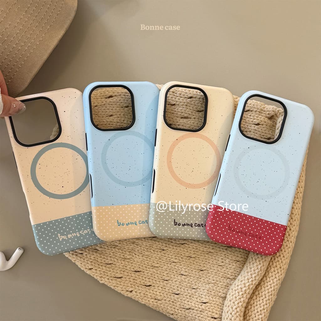 เคส iPhone 17ProMax 17Pro 17 16ProMax 16Pro 16 15ProMax 15Pro 15 Apple iPhone Case 17Air 14 13 11 16Plus 15Plus 14Plus Magnetic Simple Red Blue Yellow Desk Holder Hard รูปที่ 2