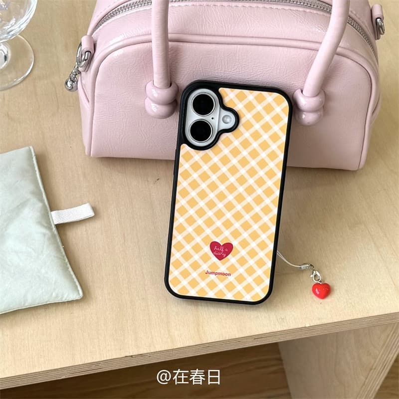 Simple ลายสก๊อตเคสโทรศัพท์ Drop-Resistant สําหรับ iPhone 16 Promax 15 Promax 11 12 13 14plus 15plus 16e 16plus 15pro รูปที่ 6