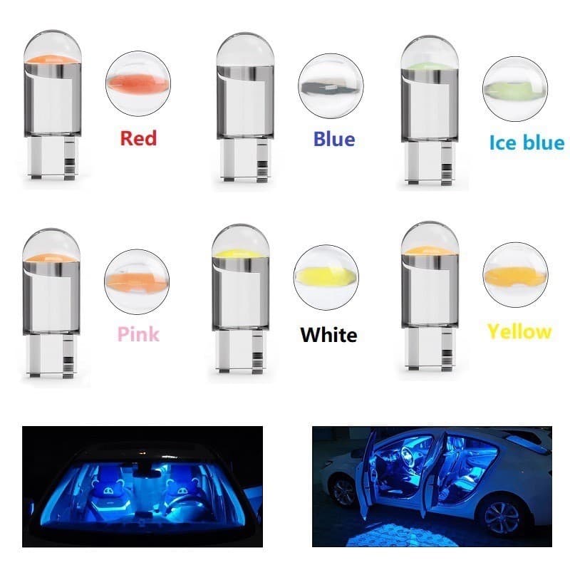 หลอดไฟ LED รุ่นใหม่ เหมาะสำหรับติดตั้งข้างประตูรถ W5W T10 168 2825 COB หลอดไฟ LED รูปที่ 3