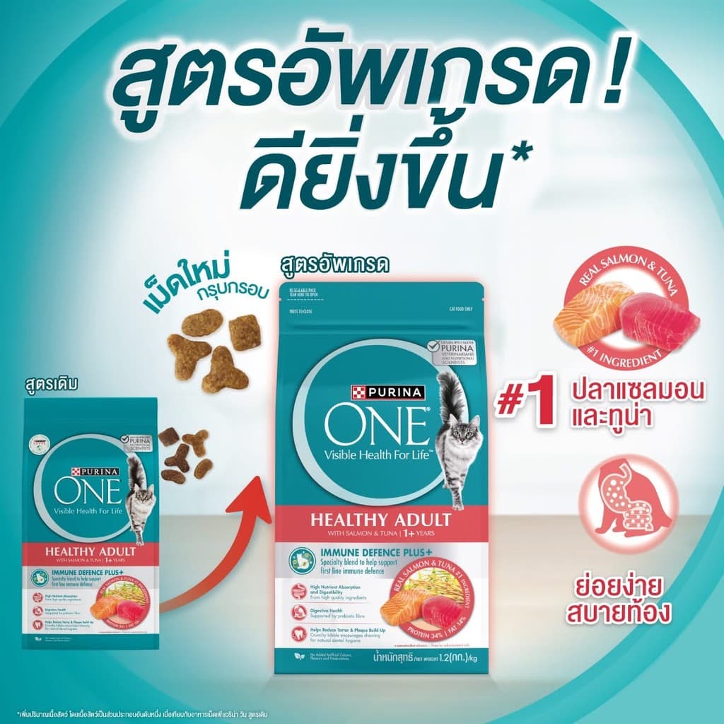 Purina One อาหารเม็ดแมว เพียวริน่าวัน ขนาด 2.7 กิโลกรัม รูปที่ 4
