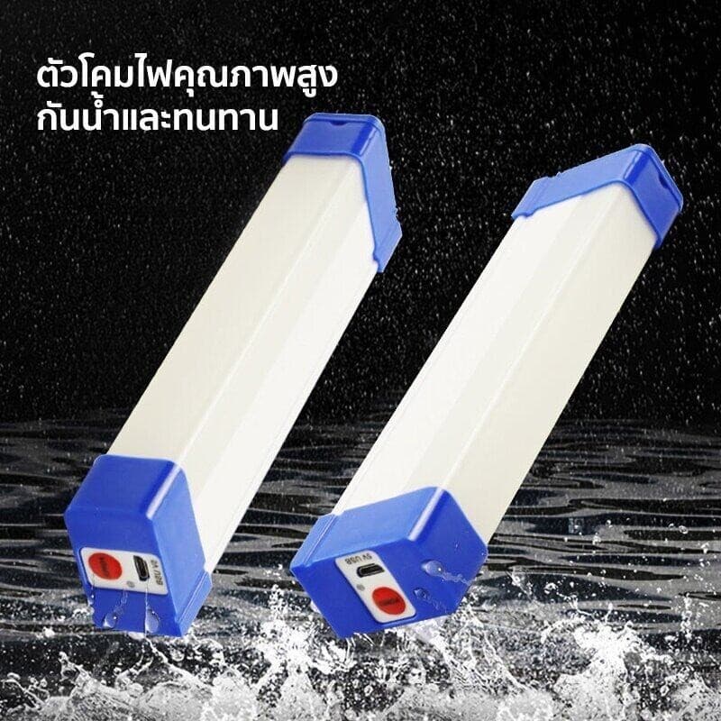 VP ไฟ LED แบบชาร์จไฟแบบพกพา ไฟฉุกเฉิน LED ไฟ LED ไร้สาย ไฟ LED แบบชาร์จไฟ USB ไฟฉุกเฉินกลางคืน 30W/60W/80W/100W รูปที่ 3