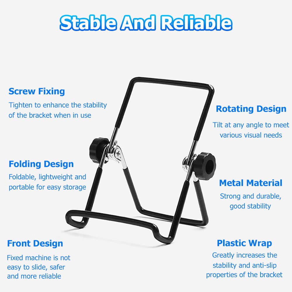 ขาตั้งไอแพด แท๊บเล็ต และแท็บเล็ตขนาดพกพา ใช้ง่าย Universal Rotating Brackets Mounting Stand Holder For iPad Tablet Phone รูปที่ 7