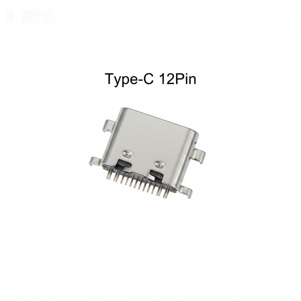 ตูดชาร์จ Type-C USB Mid Mount 0.8mm .ใช้ได้หลายรุ่น #091 รูปที่ 1