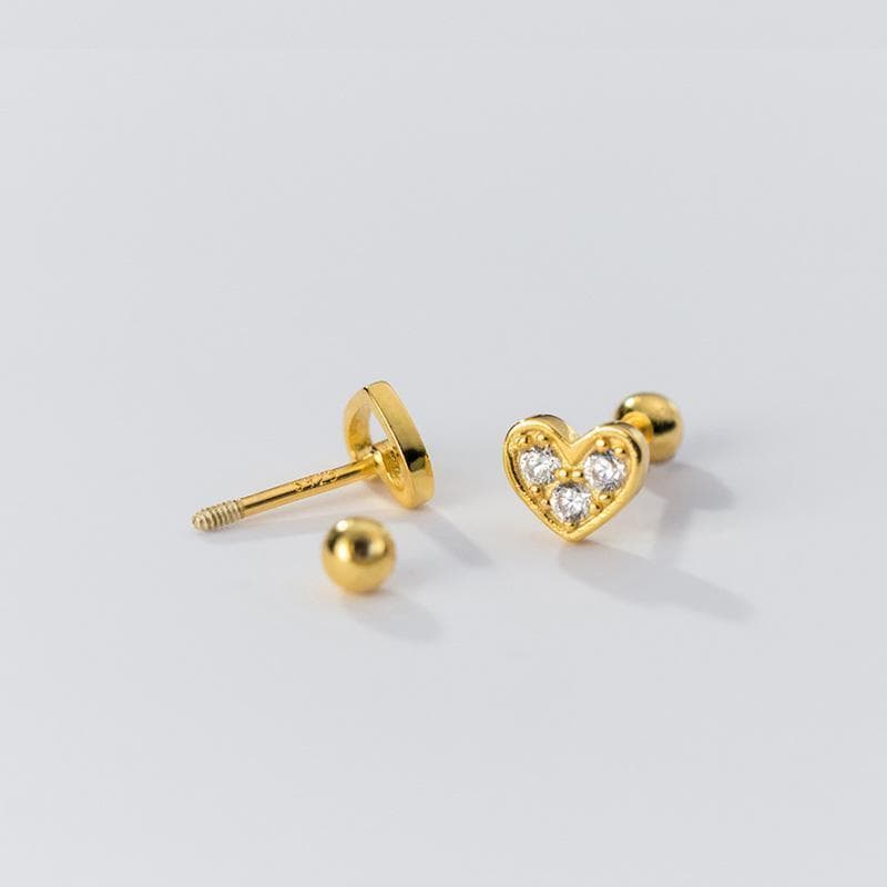 Heart's Desire Earrings ต่างหูเงินแท้ S925 รูปที่ 5