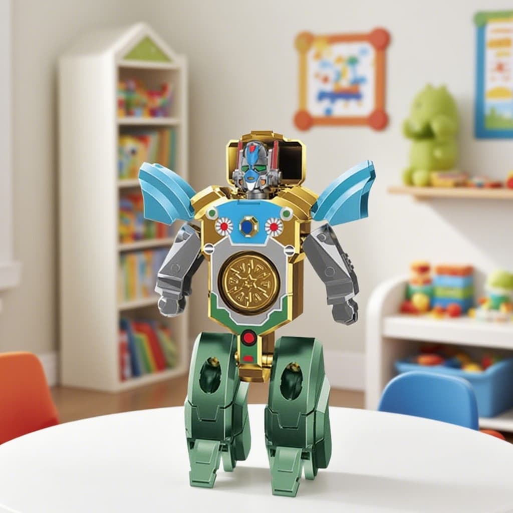Shape-forming Robot Fidget Toy Transforming Robot Fidget Spinner สําหรับผู้ใหญ่วัยรุ่นเด็กความเครียดบรรเทา รูปที่ 3